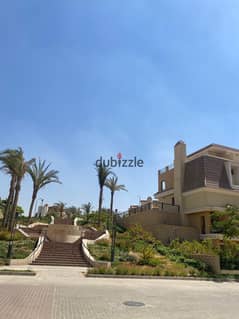 Apartment for sale, 3 bedroom  with a great view in Sarai City Compound, a very distinctive division in front of Cairo airport