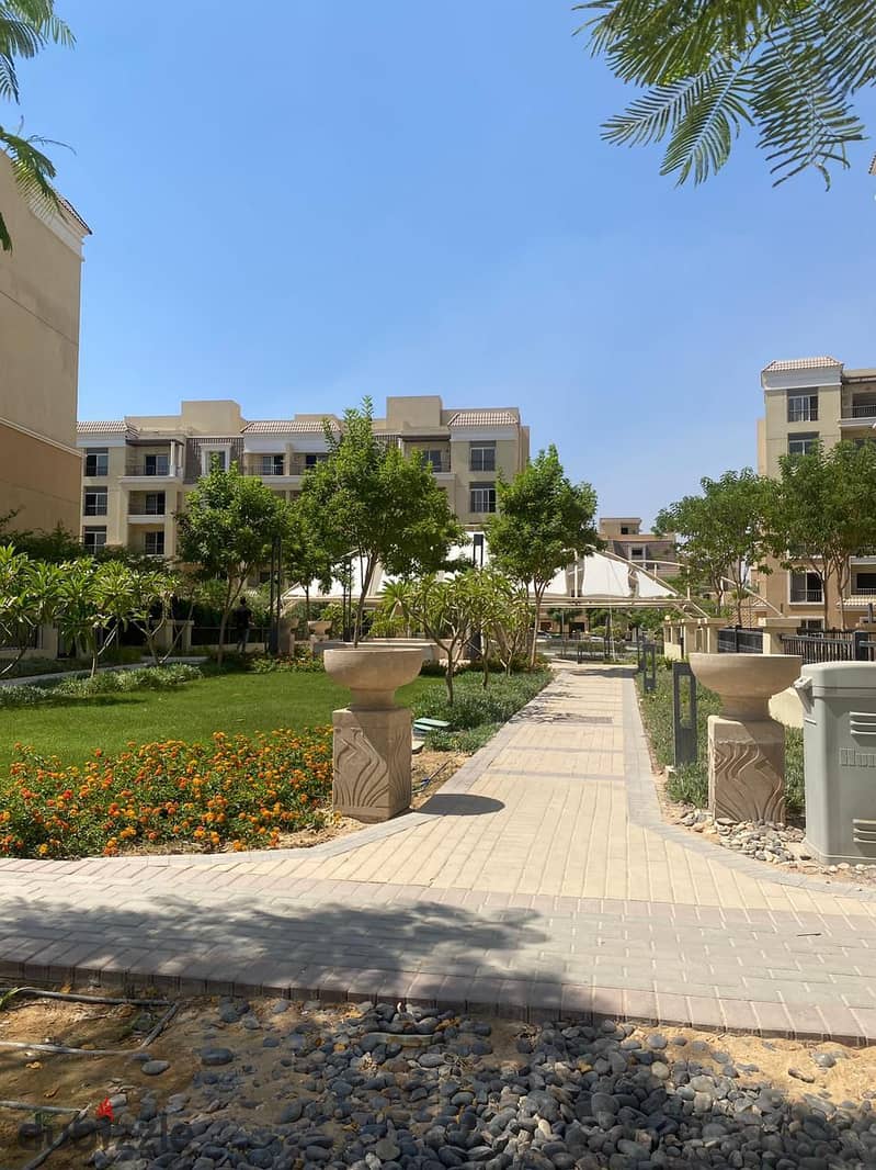 Apartment for sale, 3 bedroom  with a great view in Sarai City Compound, a very distinctive division in front of Cairo airport 2