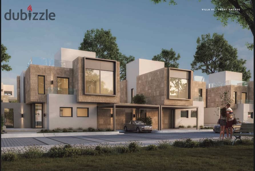 Own a resale villa with a swimming pool from the owner in KARMA GATES in installments directly on Dahshur Link in Sheikh Zayed 10