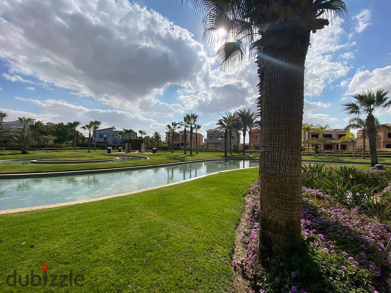 Villa for sale with private swimming pool in old Sheikh Zayed in Swan Lake Hassan Allam in installments over 7 years 9