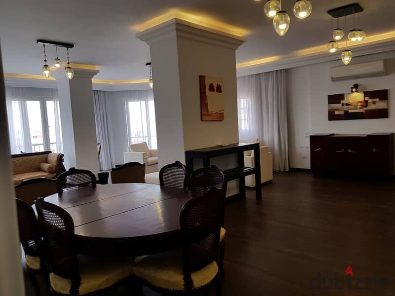 For Rent Furnished Apartment in Front Of AL Zohour Club in New Cairo 13