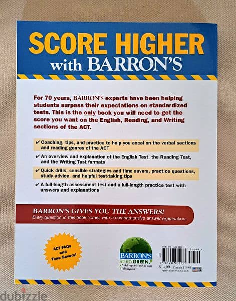 Barron's ACT workbook 1