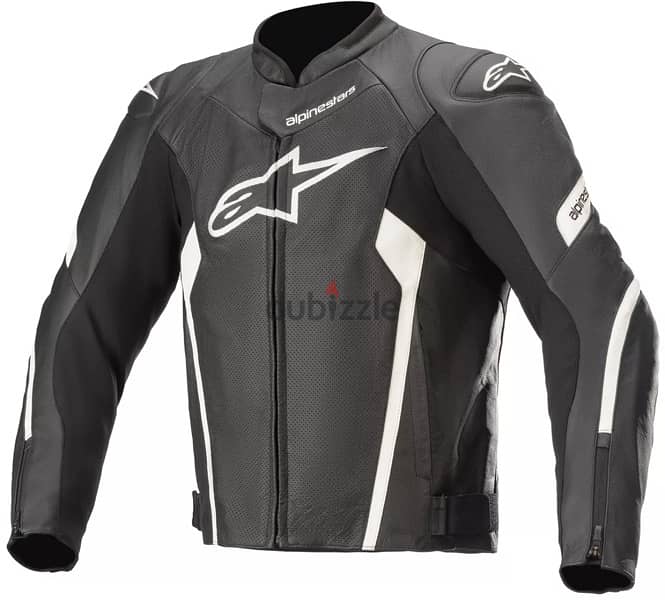 Alpinestars Faster v2 Airflow Leather Motorcycle Jacket 0