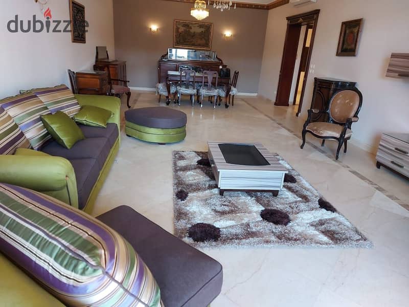 Furnished apartment for rent in Mivida Compound, 200 sqm, 3 bedrooms, ultra furnished, super luxury, snapshot price 9