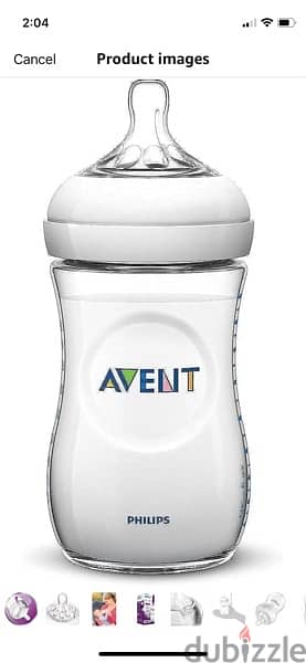 Philips Avent Natural baby bottle 260ml 1PK