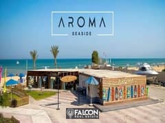 Chalet on the sea ((delivery in one and a half years)) fully finished with air conditioners in Aroma Ain Sokhna