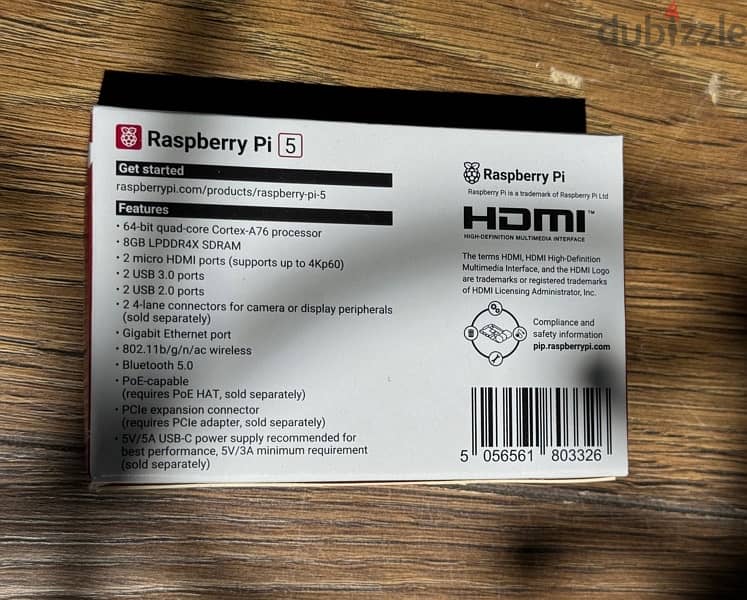 Raspberry Pi 5 8GB ram new sealed made in UK 1