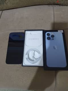 iphone 13 pro 128GB, battery 87% with box