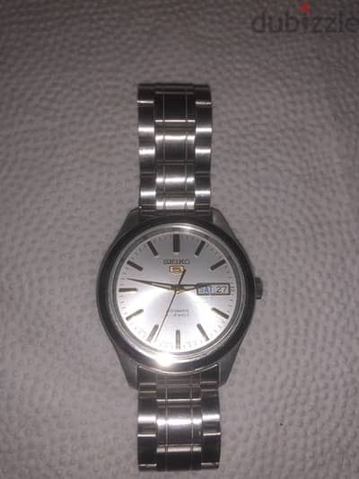 seiko 5 ( 21 Jewels ) silver & Gold (Automatic)