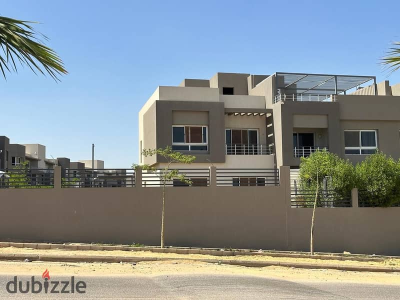 Corner villa for sale Etapa Compound, Sheikh Zayed, open landscape view, installments 15