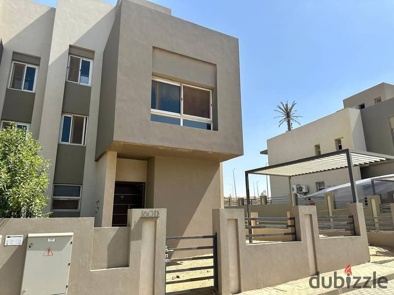 Corner villa for sale Etapa Compound, Sheikh Zayed, open landscape view, installments 16