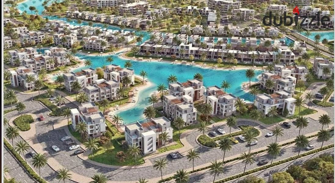 شاليه للبيع في silver sands الساحل الشمالي  راس الحكمه 3 غرف بمقدم 10% وتقسيط علي 8 سنين 2