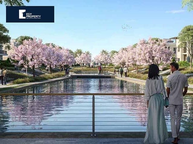 Buy Now !! Apartment 2 BRs in Belle Vie Direct To The Lagoon For Sale in New Zayed Very Prime Location  With Installments 5