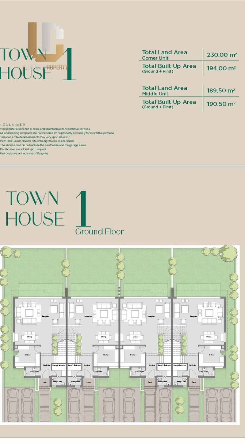 Villa Townhouse for Sale Prime Location Installments Less than developer Price Resale Badya Palm Hills October City 3