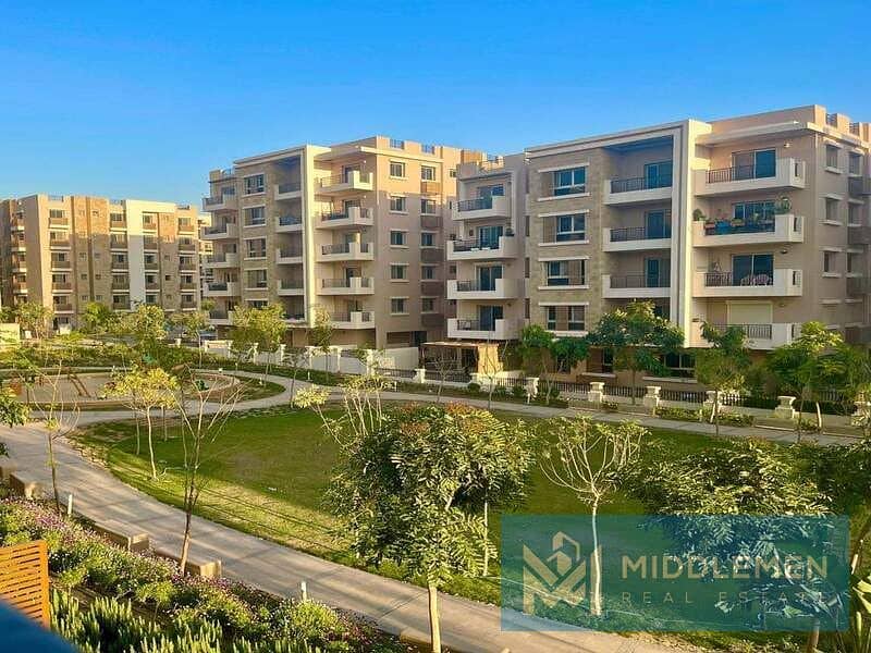 apartment 187m garden 104 m  fully finished ready to move taj sultan 3