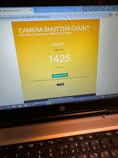 Nikon Z6 II + Mount Adapter ( FTZ ) Shutter Count : 1425 PICS