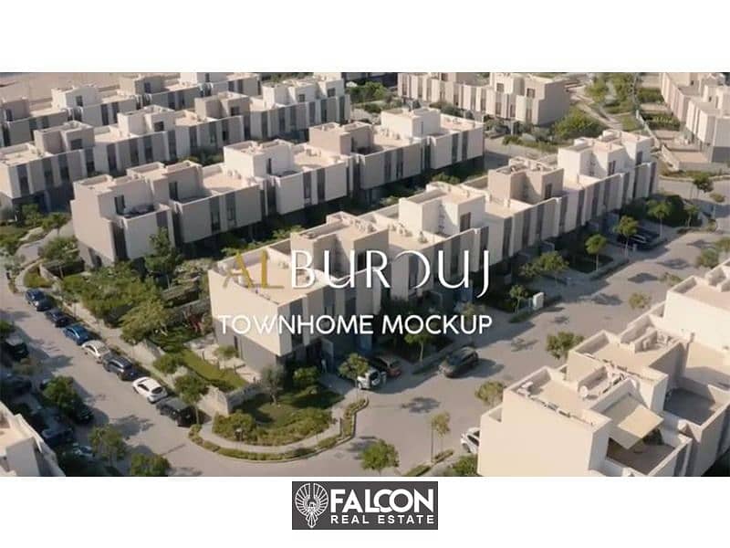 An apartment for immediate receipt, fully finished and ready to move in, in the heart of Shorouk City, Al Burouj Compound 6