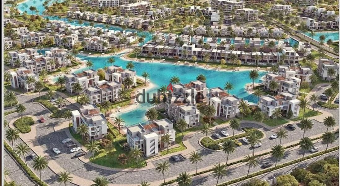 شاليه للبيع في silver sands الساحل الشمالي  راس الحكمه 3 غرف بمقدم 10% وتقسيط علي 8 سنين 5