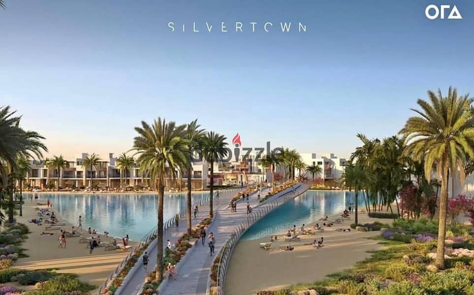 شاليه للبيع في silver sands الساحل الشمالي  راس الحكمه 3 غرف بمقدم 10% وتقسيط علي 8 سنين 9