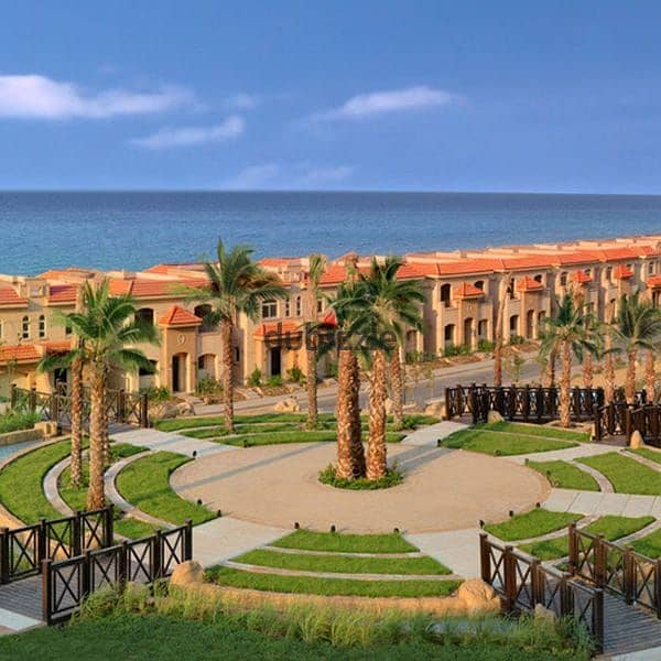 Chalet with 5% down payment, view on the sea, in Telal Al Sokhna village, in installments over 8 years, fully finished 0