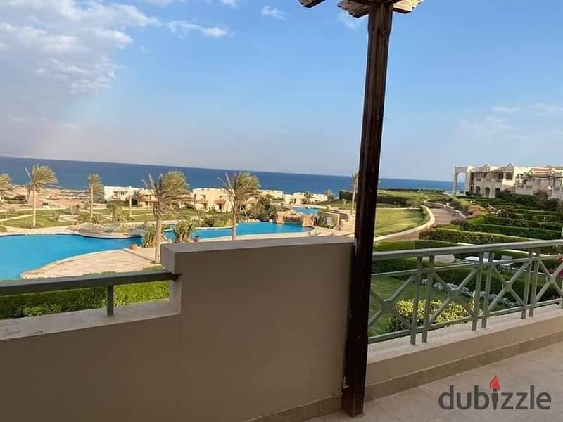 Chalet with 5% down payment, view on the sea, in Telal Al Sokhna village, in installments over 8 years, fully finished 8