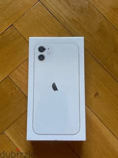 NEW iphone 11, white, 128 GB