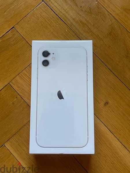 NEW iphone 11, white, 128 GB 0