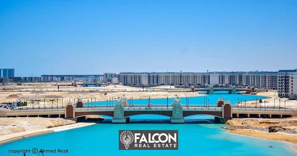 For immediate delivery, a fully finished apartment ((ready to move in)) next to El Alamein Towers in the Latin Quarter, North Coast 4