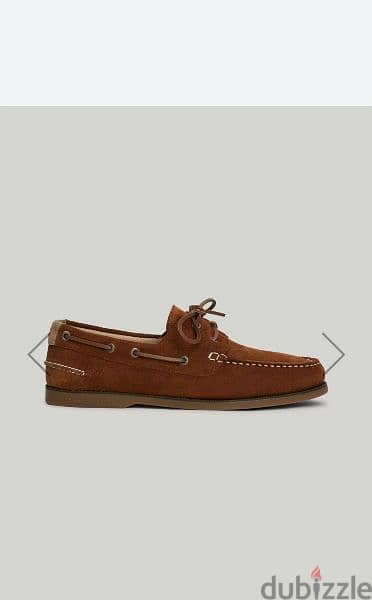 Tommy hilfiger Suede Lace-Up Boat Shoes 5