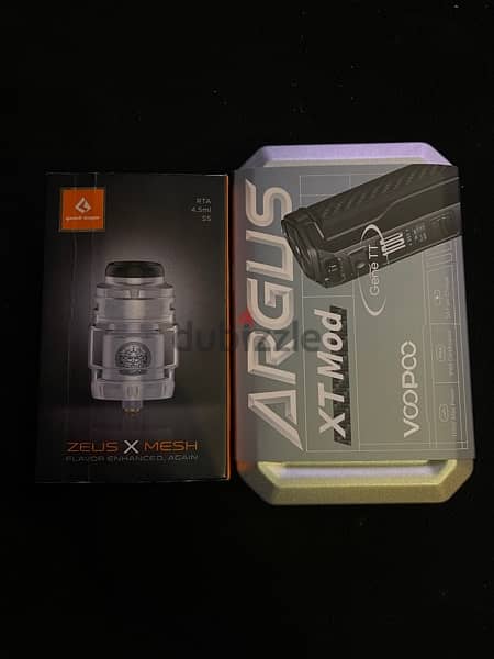 argus xt mod + tank zues x mesh 2