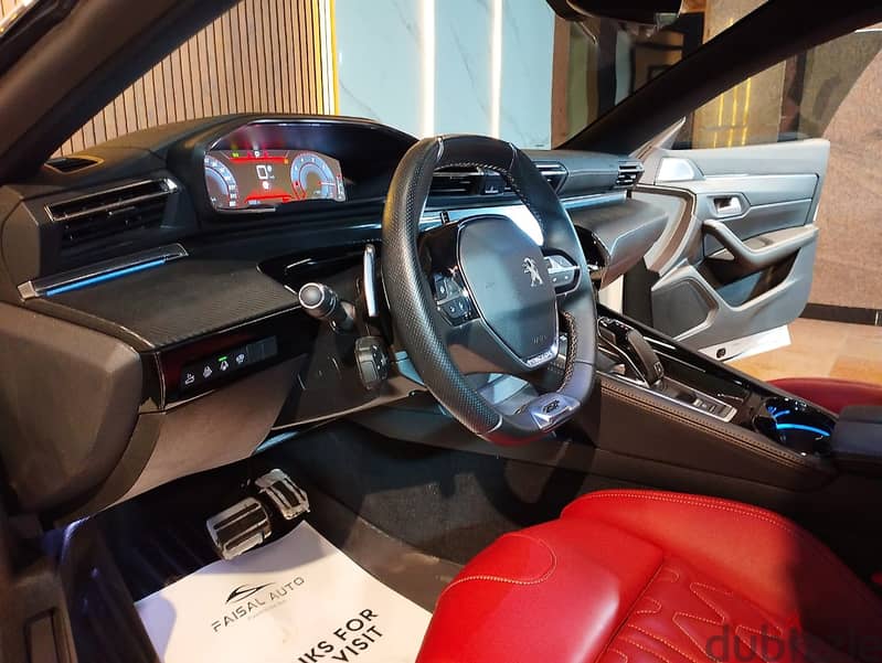 بيجو 508 Peugeot  GT MAX Red Interior 18