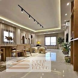 Apartment 147 m for sale with cash discount, ultra super deluxe finishing, immediate delivery in New Cairo on Suez Road 5