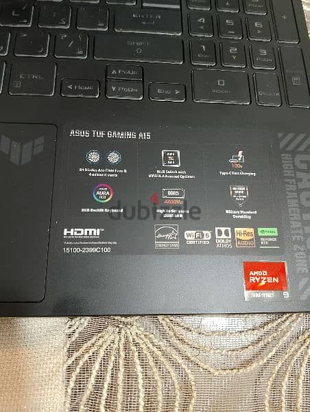 laptop Asus tuf gaming Ryzen 9 5