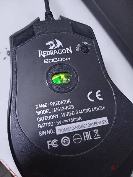 Redragon Predator M612 Wired RGB Mouse | ماوس ريد دراجون جيمنج ارجي بي 2