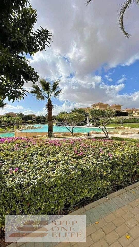 Apartment for sale in installments 132 m landscape view in Telal East Fifth Settlement wall in wall with mountain view 6