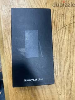 Galaxy S24 Ultra one sim 512G Black جديد متبرشم