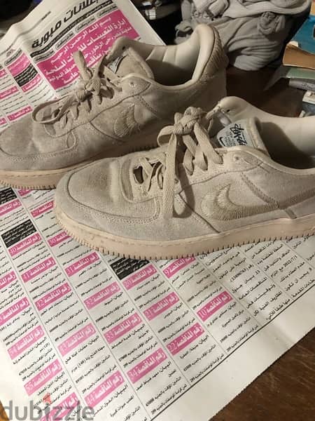 Nike Air Force Stussy Beige 2