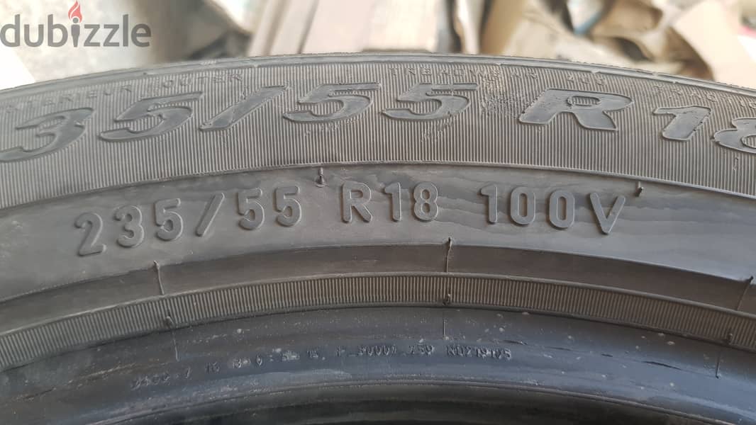 طقم بيريللي 235/55 R18 أربع فرد - Pirelli Scorpion Verde Seal Inside 2