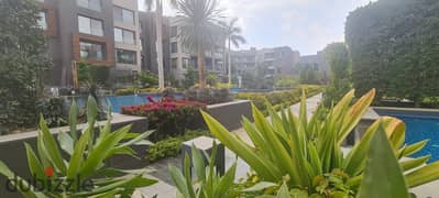 luxurious semi furnished apartment for rent 215m - first hand - near by the water way  شقه 215 م للايجار بكمباوند بجوار الواترواي