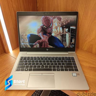 لابتوب HP EliteBook 840 G5 جيل ثامن رباعى النواه سيلفر معدن بالكامل سل