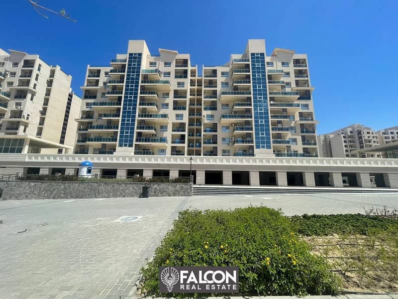 A fully finished two-room apartment with a distinctive view of the sea and El Alamein Towers in prime location in new Alamein in DownTown 1