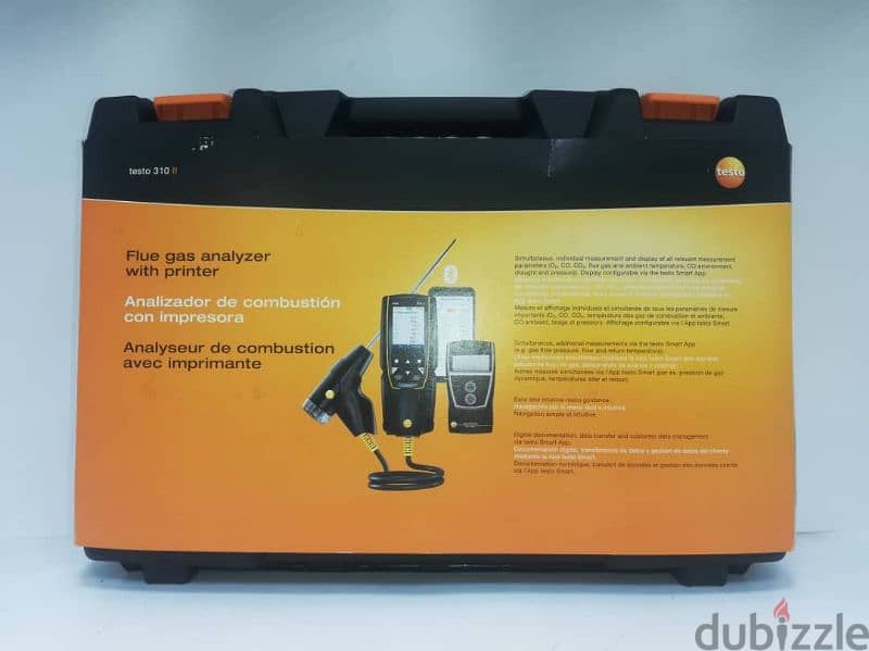 testo 310II flue gas analyzer with printer 2