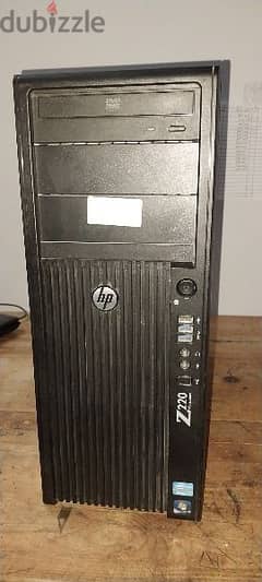 كيسه جيمنج hp Z220 core i5 جيل تالت مع كارت GT1030