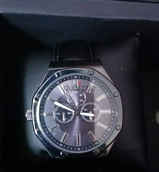 Mens Black Accutime Watch 0