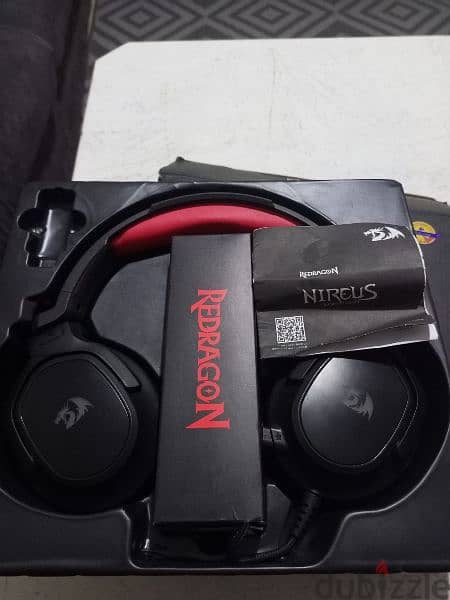 سماعة red dragon nireus gaming headset سماعة ممتازة استعمال اسبوعين 1