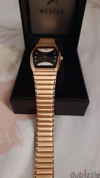 ساعه سويسري ماركة westar Gold plated 0