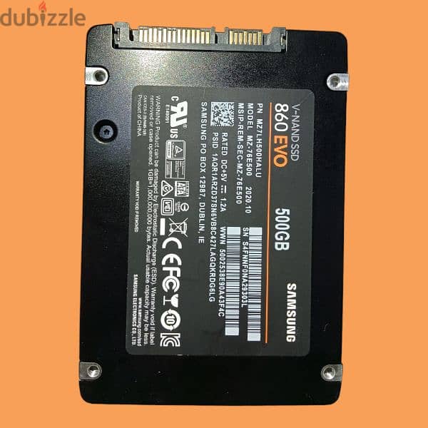 Samsung SSD 500GB 0