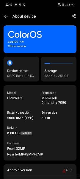 OPPO RENO 11F 4