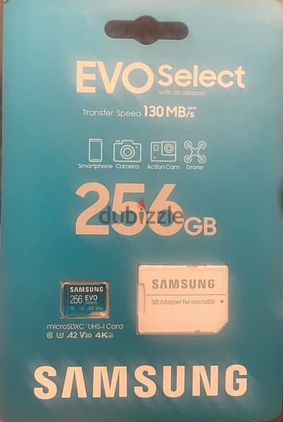 Brand new samsung memory card 256 GB