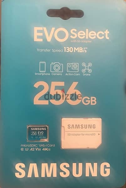 Brand new samsung memory card 256 GB 0